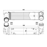 TURBO RADYATÖRÜ 05-11 BMW E90 BSG 17517800682