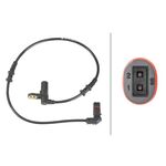 ABS SENSÖRÜ ÖN SAĞ SOL 1999-2005 MERCEDES S W220 BSG A2205400217