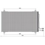 KLİMA RADYATÖRÜ 95-06 MERCEDES SPRINTER BSG A9015000554
