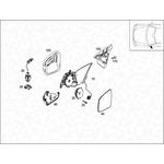 DIŞ DİKİZ AYNASI SOL 2006- MERCEDES C W204 BSG A2048104176