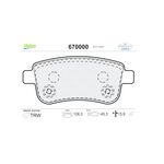 RENAULT MEGANE FREN BALATASI ARKA 08- VALEO 440604694R