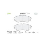 FORD RANGER FREN BALATASI ÖN 02-12 VALEO 3M35 2001 BA