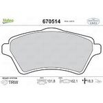 FREELANDER 1 FREN BALATASI ÖN 98-06 VALEO SFP000020