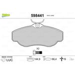 LAND ROVER FREN BALATASI ÖN 94-02 VALEO SFP100480