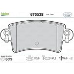 RENAULT MASTER FREN BALATASI ARKA 01-08 VALEO 7701206763