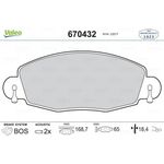 FORD TRANSIT V184 FREN BALATASI ÖN 01-06 VALEO YC15 2K021 BA