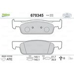 RENAULT CLIO FREN BALATASI ÖN 12- VALEO 410602581R