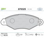 RENAULT KANGO FREN BALATASI ÖN 97-08 VALEO 7701208142