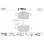 VW PASSAT FREN BALATASI ÖN 97-04 VALEO 4B0698151J