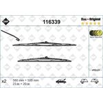 BMW E46 SİLECEK SÜPÜRGESİ ÖN TAKIM 99-06 VALEO 61619071613