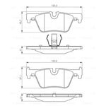FREN BALATASI ARKA 10-18 BMW F20 BOSCH 34216873093