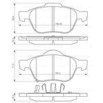 FREN BALATASI ÖN 01-02 TOYOTA AVENSIS BOSCH 446505050