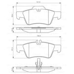 FREN BALATASI ARKA 02- MERCEDES C218 BOSCH A0044204420