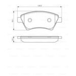 FREN BALATASI ÖN 03-09 RENAULT MEGANE BOSCH 7701207672
