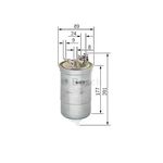 YAKIT FİLTRESİ 97- VW GOLF4 BOSCH 1J0127401A