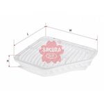 TOYOTA COROLLA HAVA FİLTRESİ 07- SAKURA 1780126020