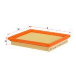 NISSAN MICRA HAVA FİLTRESİ 11- SAKURA 165461HC2A