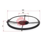 TOYOTA COROLLA HAVA FİLTRESİ 88-97 SAKURA 1780110030