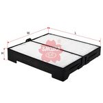 SUBARU FORESTER POLEN FİLTRESİ 02-07 SAKURA 72880SA000