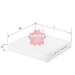 HONDA JAZZ POLEN FİLTRESİ 02-08 SAKURA 80291SAAE01