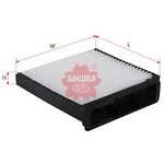 NISSAN MICRA POLEN FİLTRESİ 03-10 SAKURA 27891AX010