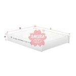 TOYOTA QASHQAI POLEN FİLTRESİ 14- SAKURA 272774BA0A