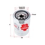 YAĞ FİLTRESİ 2002- HYUNDAI STAREX SAKURA 263104A000