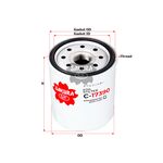 MAZDA B2500 YAĞ FİLTRESİ 99-06 SAKURA WLY314302