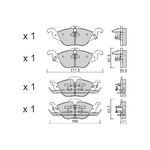OPEL ASTRA G FREN BALATASI ÖN 98-07 BM AISIN 1605070
