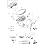 PORSCHE MACAN 14-17 FAR CAMI 95B941030AG