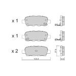 INFINITI FX35 FREN BALATASI 2003/- MANDO 440608H385