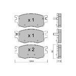 HYUNDAI ACCENT ERA FREN BALATASI ÖN 06- MANDO 581011GA00