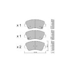 HYUNDAI i30 FREN BALATASI ÖN 12- MANDO 58101A6A00