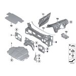 BMW X5 E70 KAPUT İZOLASYONU BTAP 51487158420