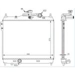 HYUNDAI GETZ SU RADYATÖRÜ 02-05 MANDO 253101C300