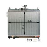 HYUNDAI GETZ SU RADYATÖRÜ 02-05 MANDO 253101C350