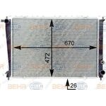 HYUNDAI STAREX D4CB-D4BH-G4JS SU RADYATÖRÜ 02-06 MANDO 253104A110