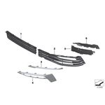 BMW G30 SİS ÇERÇEVESİ SOL BTAP 51117385277