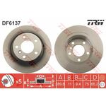 BMW F20 FREN DİSKİ ARKA TAKIM 10-18 TRW 34216792225