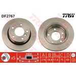 BMW E36 FREN DİSKİ ARKA TAKIM 95-05 TRW 34211165211