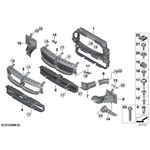 BMW G20 HAVA KANALI TUTUCU SOL 17- IOE-BMW 51647434061 BMW G20-G21-G28 yedek parça