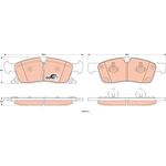 JEEP GRAND CHEROKEE FREN BALATASI ÖN 10- TRW 68052369AA