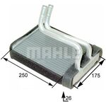 HYUNDAI SONATA KALORİFER RADYATÖRÜ BORUSUZ 98-04 KALE 9722738000