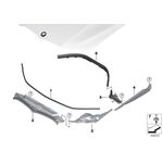 BMW G20 G21 KAPAK ORTA MOTOR ÜST BOLMESI 17- IOE-BMW 51767461970