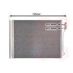 BMW F07 KLİMA RADYATÖRÜ 10-17 KALE 64536805453