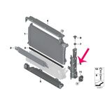 BMW G20 RADYATÖR BRAKETİ SAĞ 17- IOE-BMW 17118666840