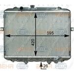 HYUNDAI H100 KMY SU RADYATÖRÜ 97-03 KALE 253004B000