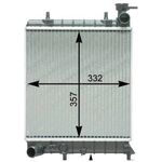 HYUNDAI ACCENT MIL SU RADYATÖRÜ 00-05 KALE 2531025050