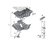 BMW G20 YAĞ KARTERİ 17- IOE-BMW 11138580122 BMW G20-G21-G28-G30-G31-G38-G32-G11-G12 yedek parça