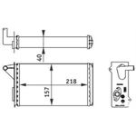 FIAT UNO KALORİFER RADYATÖRÜ MUSLUKLU 83-95 KALE 40787031